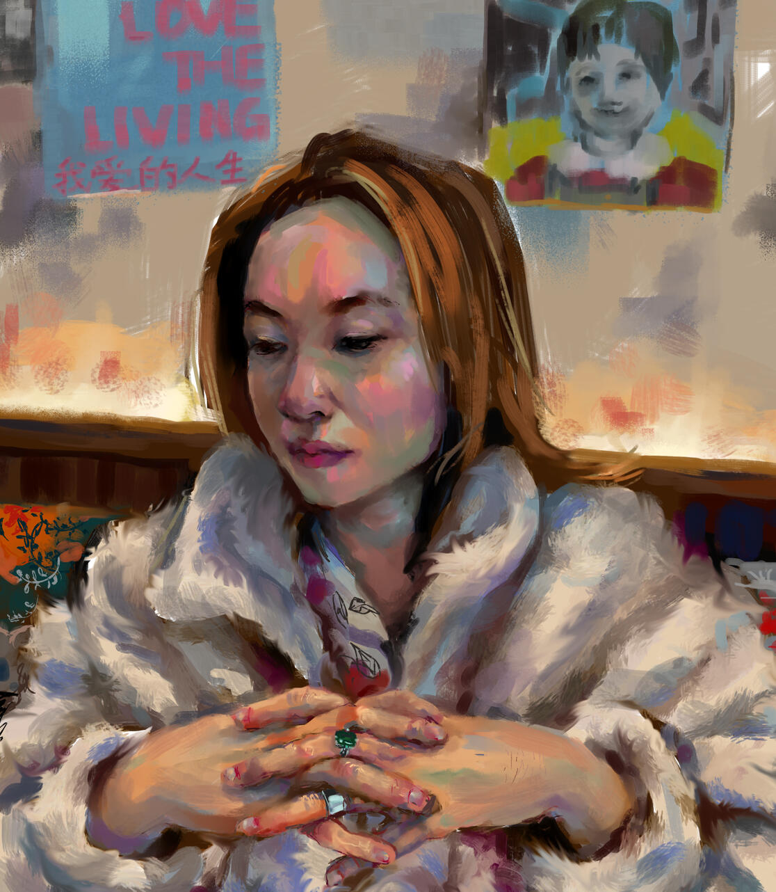 digital art portrait painting