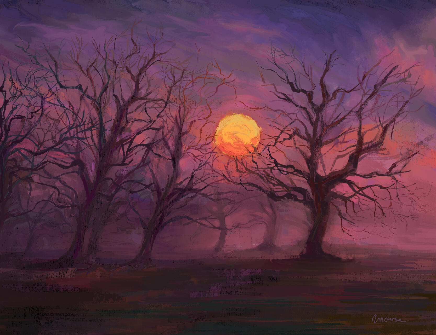 landscape painting digital art